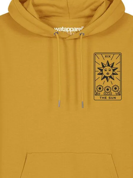 watapparel watapparel Hoodie Unisex Tarot The Sun, Ochre, – Produktbild 3 von 3