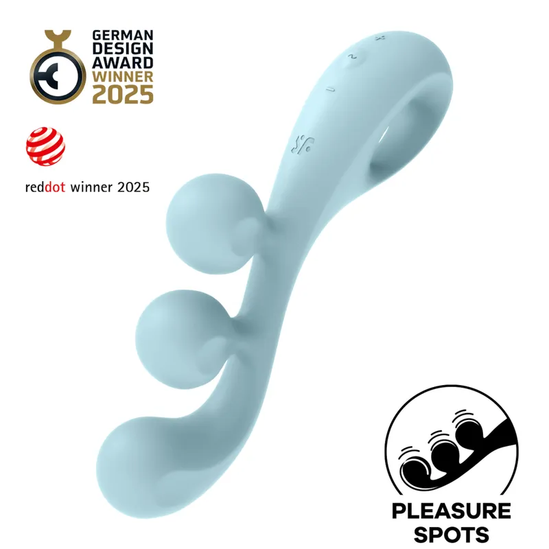 Satisfyer Satisfyer Tri Ball 2, 18 cm, Hellblau, – Produktbild 1 von 1