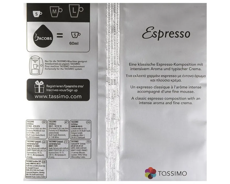Tassimo Tassimo Kaffee Jacobs Espresso Classico, 16 Stück – Produktbild 3 von 4