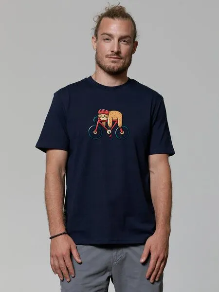 watapparel watapparel T-Shirt Unisex Sloth, French navy, – Produktbild 2 von 3