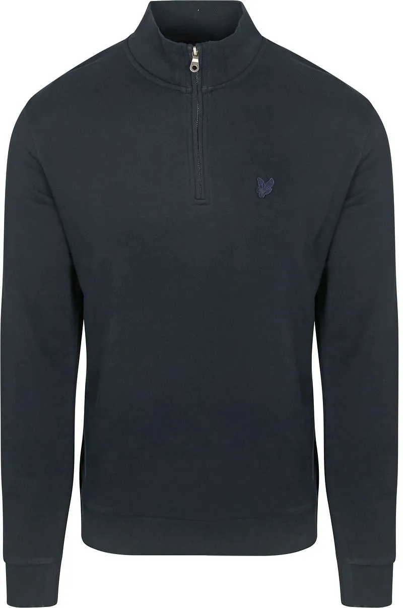 Lyle and Scott Lyle & Scott Half Zip Pullover Tonal Navy - Größe XXL, Dunkelblau, – Produktbild 1 von 5