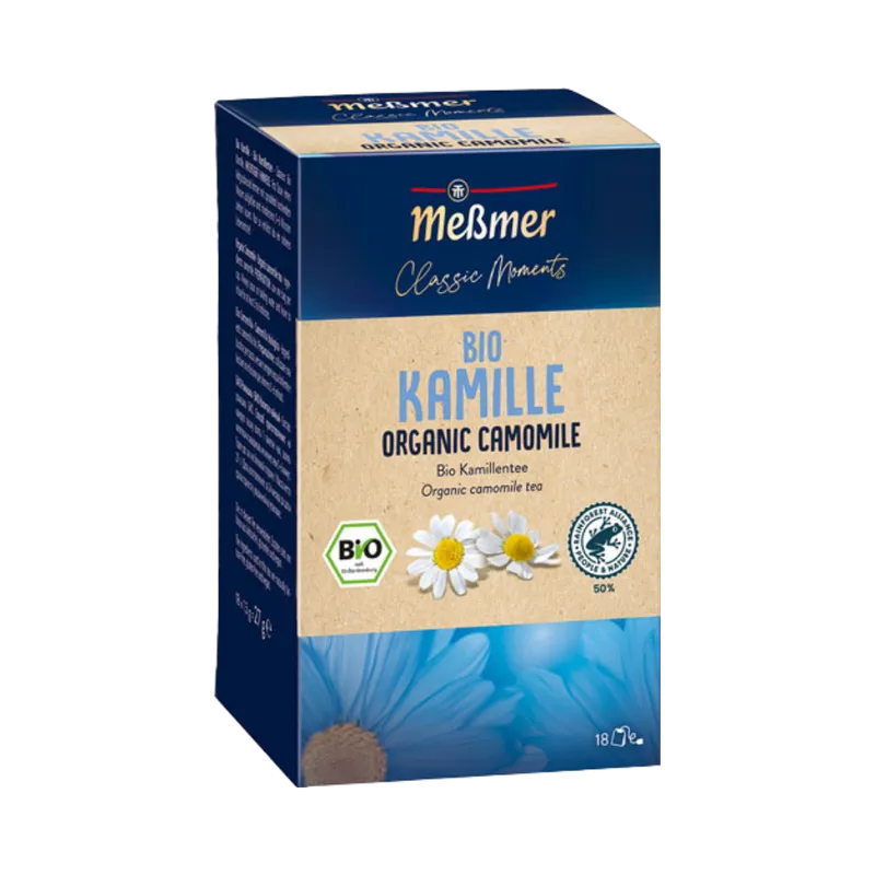 Meßmer Meßmer Classic Moments Bio Kamille, Kräutertee, Teebeutel im Kuvert, 2. Entnahmefach/displaytauglich, 27g – Produktbild 2 von 3