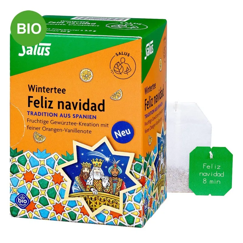 Salus Salus Feliz navidad Bio Filterbeutel – Produktbild 1 von 1