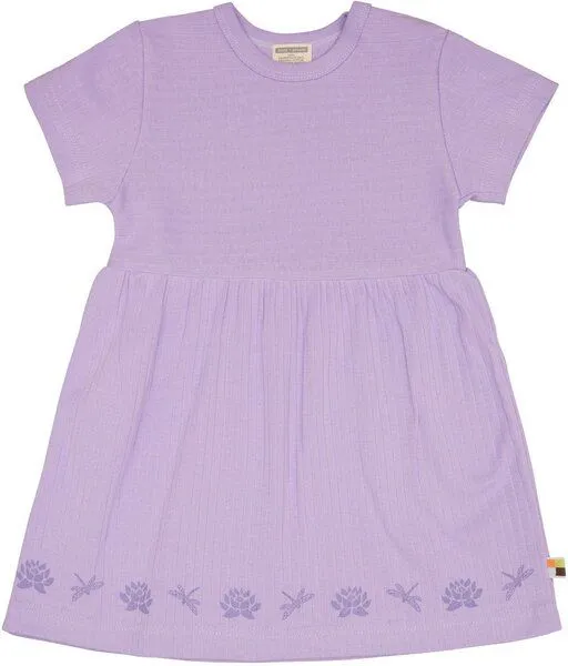 loud + proud loud + proud Babys & Kinder Kleid Derby Rib, GOTS-zertifiziert, Lilac(lila), – Produktbild 2 von 2