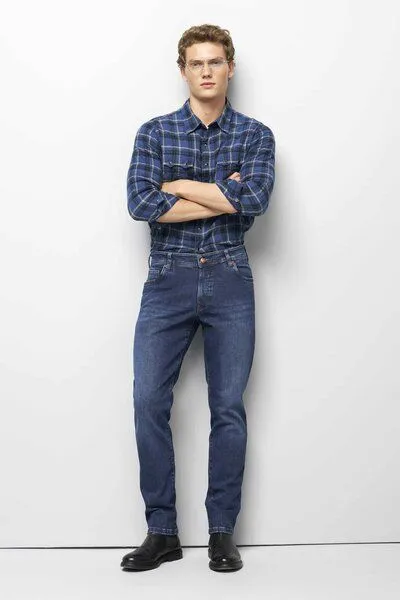 M 5 BY MEYER M 5 BY MEYER Authentic Denim Jeans, Blau (stone blue), – Produktbild 5 von 8