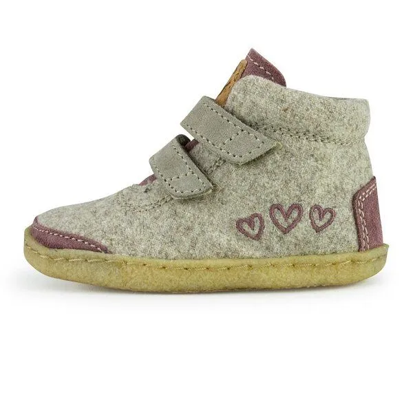 Doghammer Doghammer Lauflernschuh aus Merinowolle - Toddler Terrar Wool High, Lila, – Produktbild 1 von 3