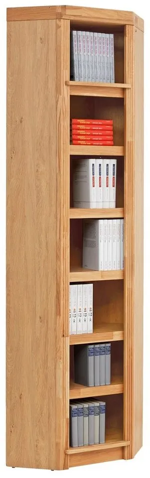 OTTO home Eckregal Soeren mit Eiche-Elementen, Regal Höhe 220 cm, FSC®-zertifiziert, passend für Regale Soeren mit einer Tiefe von 29 cm, Braun, – Produktbild 5 von 5