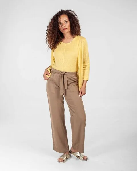 Alma & Lovis Alma & Lovis Kurzjacke aus Leinen | Linen Jacket, Bright gold (gelb), – Produktbild 2 von 4