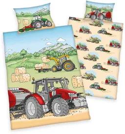 Baby Best Baby Best Babybettwäsche Traktor, Flanell, 2 teilig, mit tollem Motiv – Produktbild 1 von 1