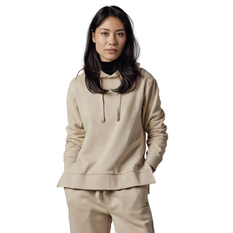 OWN - OFF WITH NATURE Sweatshirt à capuche polaire fentes latérales femme OWN off with nature, Noir, – Produktbild 1 von 1
