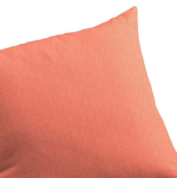 Nature by Adam Nature by Adam Kissenhülle aus 100% Bio-Baumwolle Uni Collection light, Orange, – Produktbild 1 von 4