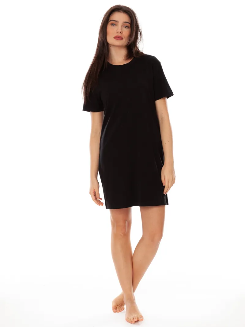 FellHerz FellHerz T-Shirt Kleid black - S – Produktbild 1 von 1