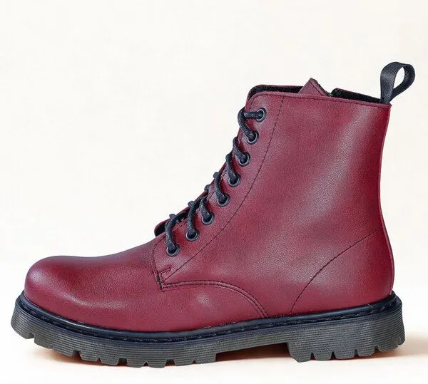 Fairticken Fairticken ALVORA All-Year Stiefel Unisex, Rot, – Produktbild 3 von 4