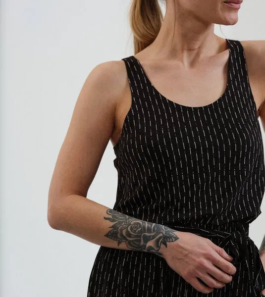 Gary Mash GARY MASH Top Victoria mit feinem Muster Dots LENZING ECOVERO Mix, Schwarz, – Produktbild 3 von 4