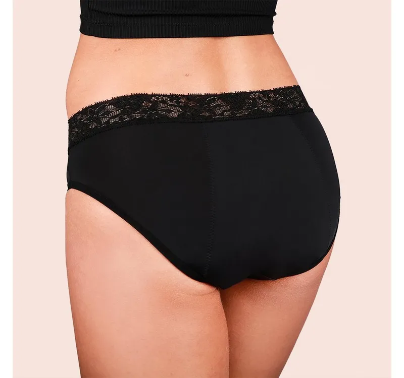 Taynie Taynie Periodenslip Queen - Periodenunterwäsche mittel starke Blutung - Damen (1-St., 1er-Pack) Auslaufsichere Periodenunterwäsche / Periodenslip aus Bio Baumwolle – Produktbild 5 von 5