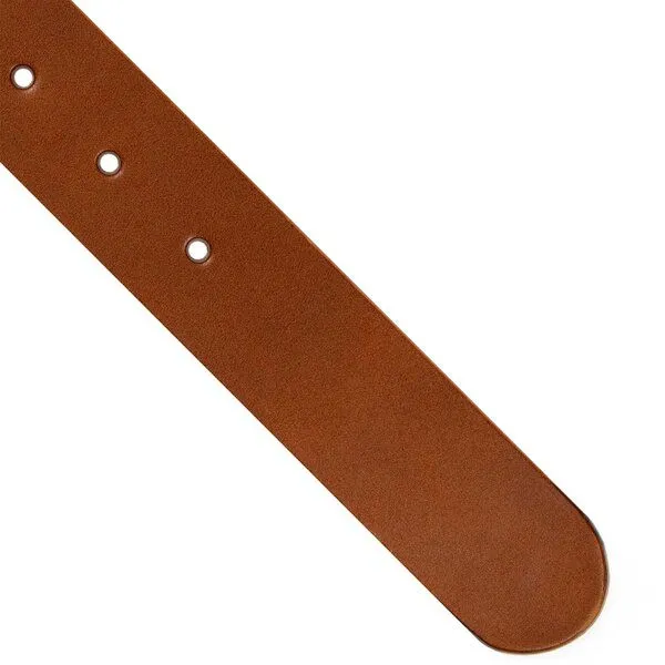 Simaru Simaru NIZZA Ledergürtel 3,5cm aus pflanzlich gegerbtem Naturleder - EU, Hellbraun, – Produktbild 3 von 4
