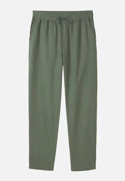 recolution Herren Hose aus Leinen und LENZING ECOVERO Viskose Mix - TANGELO - recolution, Khaki (grün), – Produktbild 1 von 4