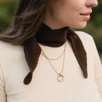 NORDLICHT NORDLICHT Mini Strick Schal Sophie aus 100% Baumwolle – Produktbild 1 von 1