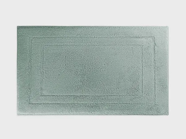 Yumeko Badematte Deluxe 60x100 cm Yumeko aus Bio-Baumwolle, Sea green, – Produktbild 4 von 4
