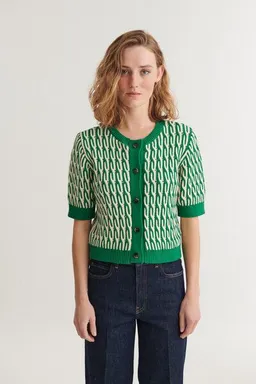 Basic Apparel Basic Apparel Kurzarm Cardigan MINIE aus Bio-Baumwolle – Produktbild 1 von 1