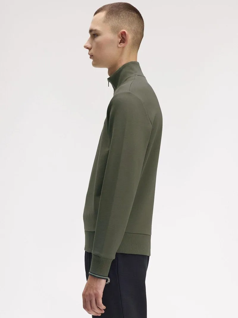 Fred Perry Fred Perry Half Zip Pullover Dunkelgrün Z50 - Größe XXL, Dunkelgrün, – Produktbild 3 von 5
