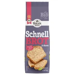 Bauckhof Bauckhof Fünf-Korn-Schnellbrot-Backmischung, glutenfrei – Produktbild 1 von 1