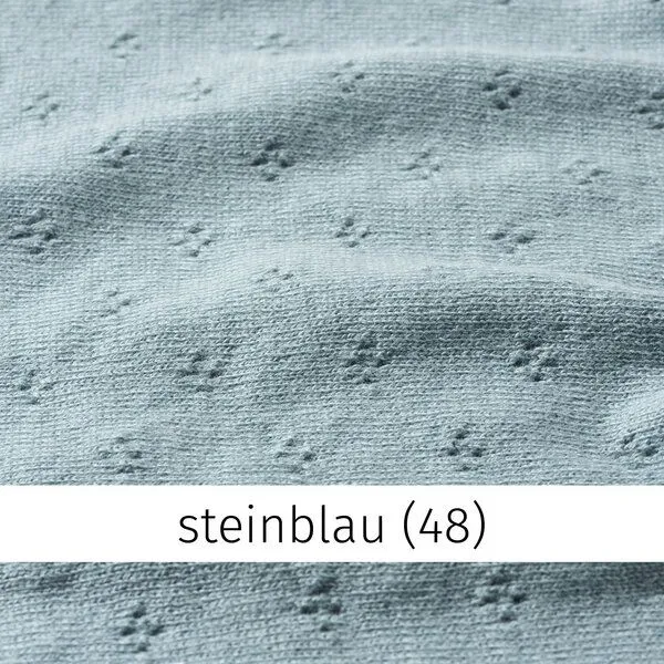 Heidekönigin Heidekönigin Ajour Strickjacke HOLA, Steinblau, – Produktbild 1 von 4