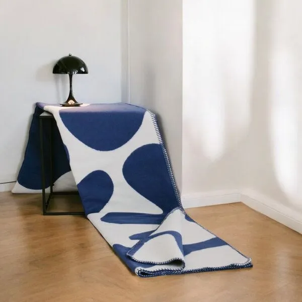 RIEMA Germany RIEMA Germany Kuscheldecke aus Bio-Baumwolle FRIDA, Blau, – Produktbild 2 von 4