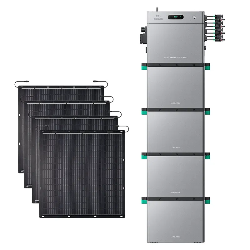 Zendure Deutschland Zendure Deutschland Zendure SolarFlow 2400 Pro | 2400W Bi-direktionaler Balkonkraftwerk-Speicher, SolarFlow 2400 Pro (2.4 kWh) / 4*AB3000L (11.52 kWh) / 4*230W Flexible (920Wp) – Produktbild 1 von 1
