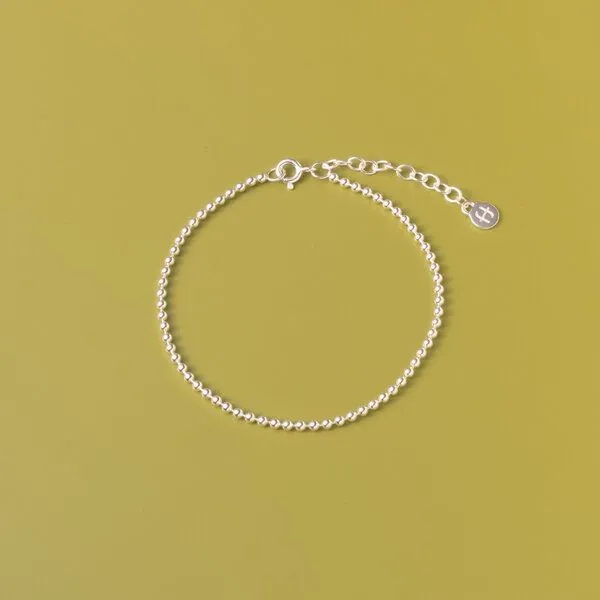 fejn jewelry fejn jewelry Armband 'ball', Silber, – Produktbild 1 von 2