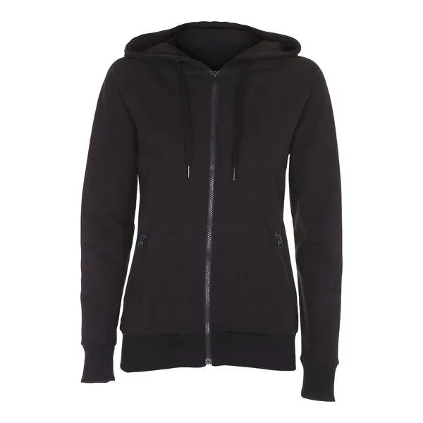 Greenspired Greenspired Damen Sport Hoody mit Zip 320g/m² XS-XL, Schwarz, – Produktbild 1 von 2