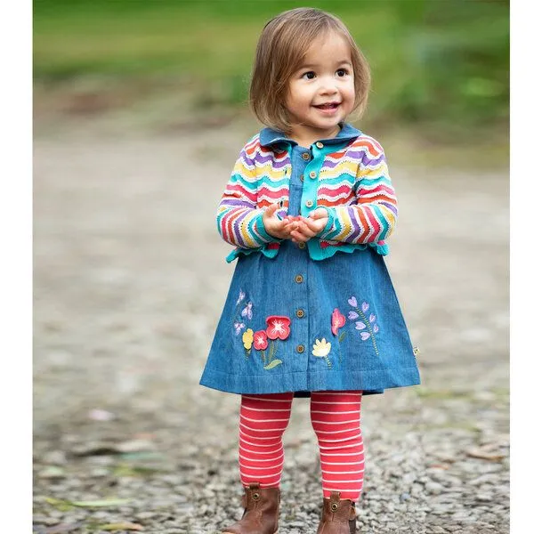 Frugi Frugi 2er Pack Strumpfhosen watermelon gestreift/Fairy - Feen – Produktbild 2 von 2