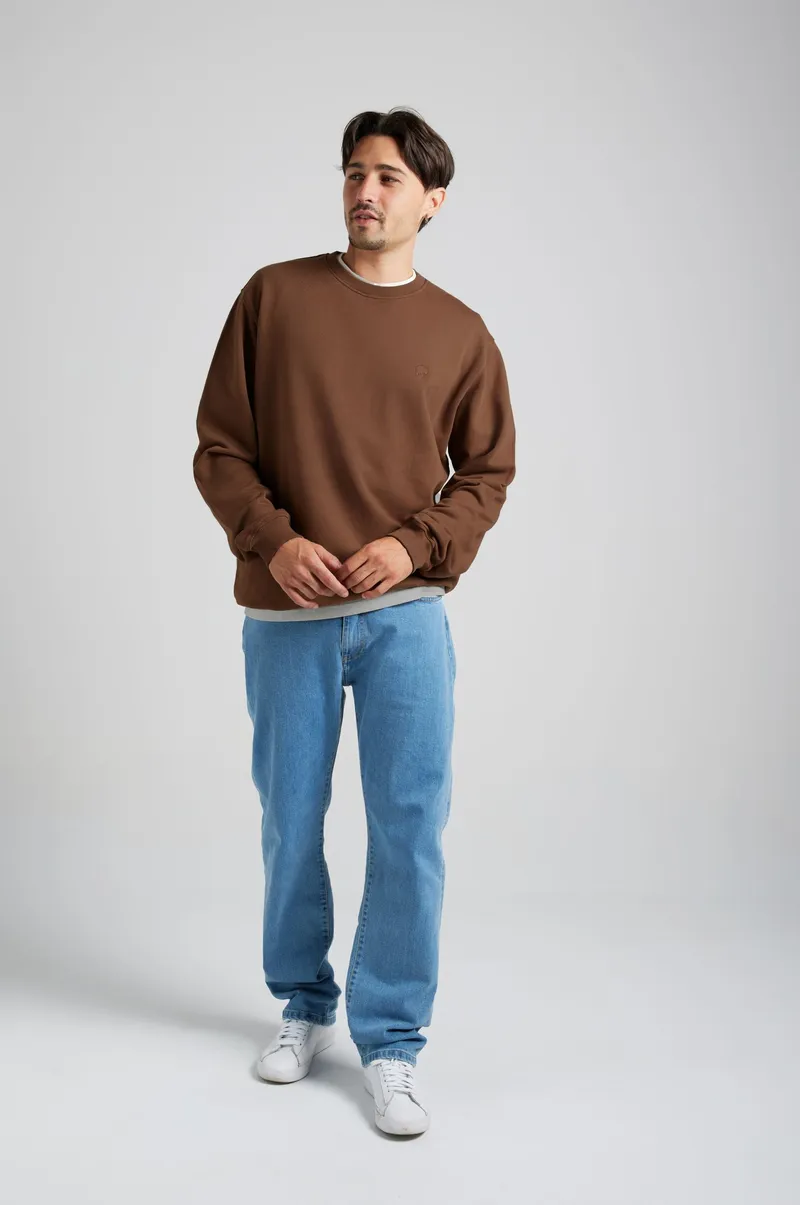 Trendsplant Trendsplant Herren vegan Sweatshirt Essential Carafe Brown, Braun, – Produktbild 2 von 2