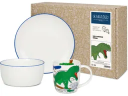 Könitz Könitz Kinder-Geschirrset "Kid´s Wissen Dinos" im Geschenkkarton – Produktbild 1 von 1