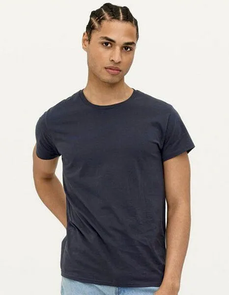 Sol's Sol's Herren T-Shirt Kurzarm Rundhals aus Bio - Baumwolle, Astral purple, – Produktbild 2 von 3