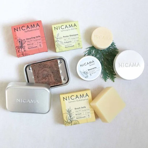 NICAMA NICAMA Plastikfreies XMAS-Naturkosmetik-Set "Frische Bescherung" – Produktbild 3 von 3