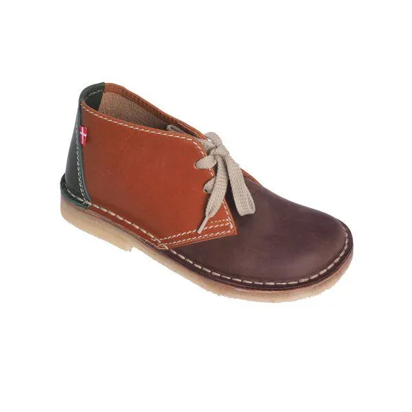 duckfeet duckfeet Schnürschuh Sjælland, Green/ brown/ cocoa (bunt), – Produktbild 4 von 4