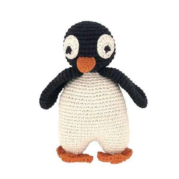 Luna-Leena Luna-Leena Pinguin Kuscheltier – handgehäkelt aus Bio-Baumwolle – Produktbild 1 von 3