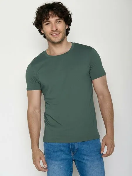 GreenBomb GREENBOMB Basic T-Shirt Guide, Night grove, – Produktbild 2 von 4