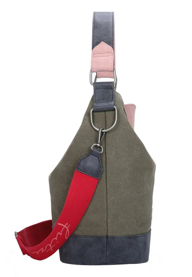 Fritzi aus Preußen Fritzi aus Preußen Schultertasche Izzy07 Olga, aus veganen und recycelten Materialien, Grün, – Produktbild 4 von 8