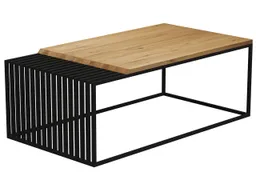 Couchtisch 'Paul', Wildeiche, 100 x 40 x 60 cm – Produktbild 1 von 1