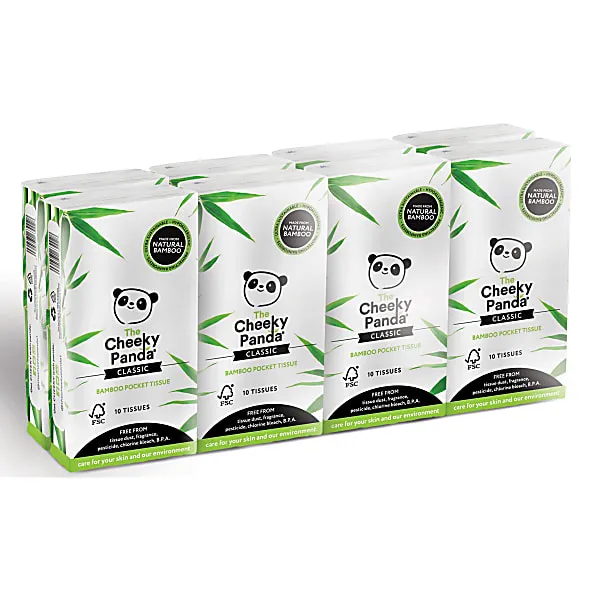 The Cheeky Panda The Cheeky Panda Bamboo Pocket Tissue - Taschentücher aus Bambusfaser – Produktbild 1 von 1