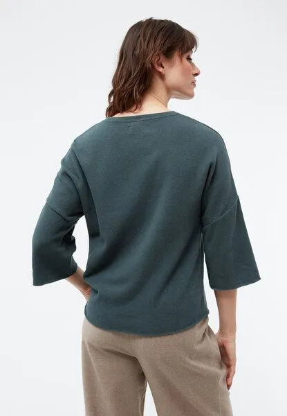 Givn Berlin Givn Berlin Damen Sweater aus recycelter Baumwolle "Sona", Green, – Produktbild 4 von 4