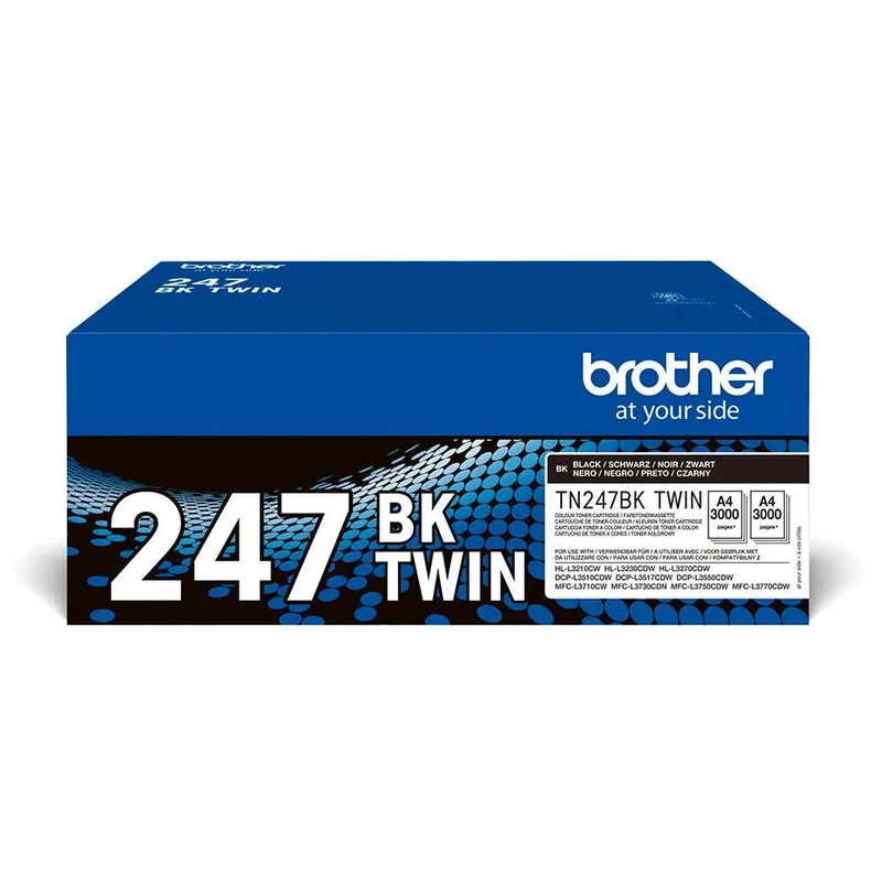 Brother Brother Doppelpack Tonerkartuschen TN-247BK schwarz – Produktbild 3 von 3