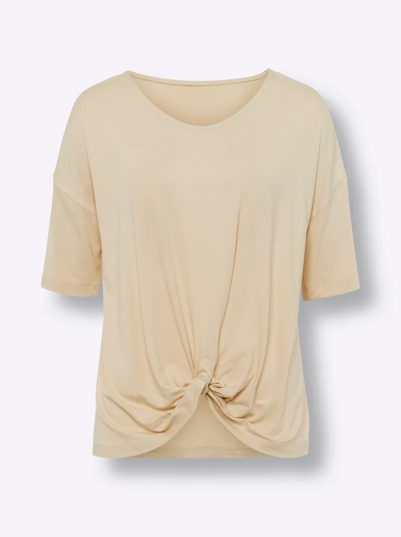 heine Kurzarmshirt sand, Sand, – Produktbild 2 von 2