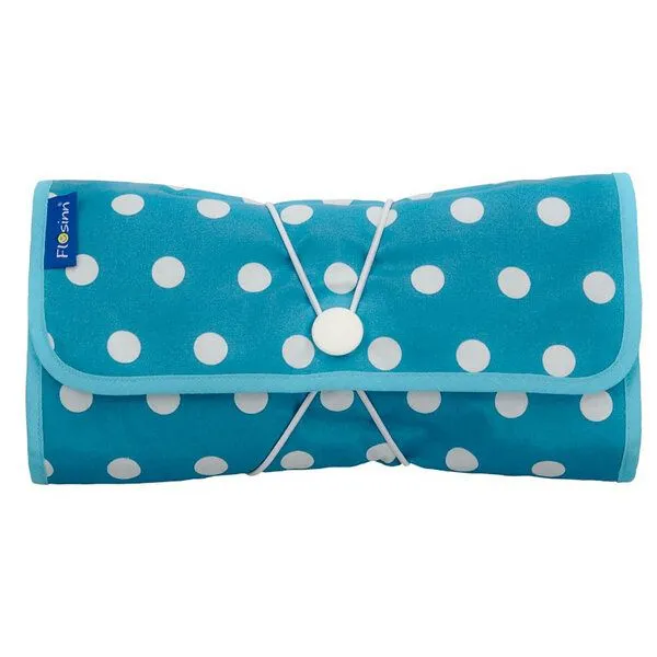 Flosinn Flosinn Wickeltasche Wickelunterlage Wickelclutch abwischbar, Türkis, – Produktbild 1 von 4