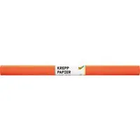 folia folia Krepppapier-Rollen, 50 cm x 2 m, 10 Rollen, hellrotorange – Produktbild 1 von 1