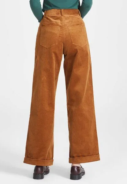 Givn Berlin Givn Berlin Damen Cordhose aus Bio-Baumwolle "Elena", Caramel brown (cord), – Produktbild 3 von 4