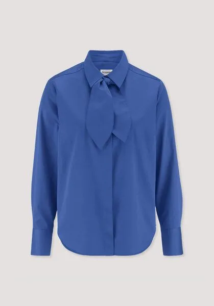 hessnatur hessnatur Bluse Relaxed aus reiner Bio-Baumwolle, Kobalt, – Produktbild 4 von 4