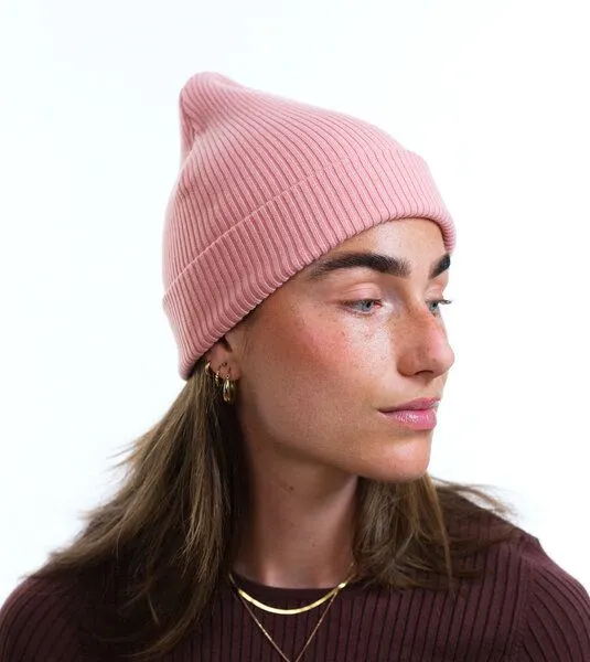Gary Mash GARY MASH Mütze Roland aus feinem Rippstrick, Rosa, – Produktbild 3 von 4